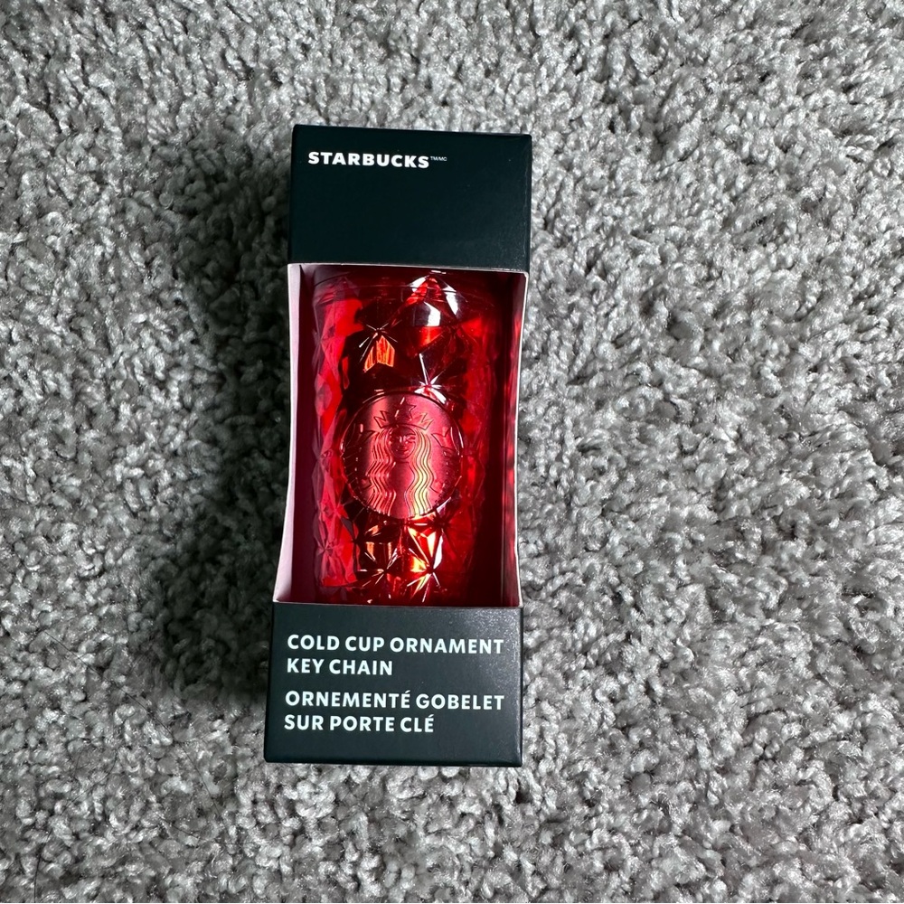 Starbucks 2023 Red Holiday Cold Cup Ornament